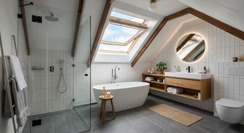 Attic Bathroom Remodeling in Seminole County, FL